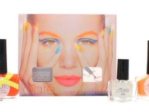 Ciaté Corrupted Neon Manicure Club Tropicana Geschenkset 13.5ml Nagellak in Cha Cha Cha + 10g Club Tropicana Neon Glitter + 5ml Black Light Top Coat