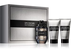 Viktor & Rolf Spicebomb Geschenkset 50ml EDT + 50ml Non-Foaming Scheercrème + 50ml Aftershave Balsem