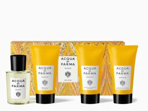 Acqua di Parma Barbiere The Daily Ritual Gift Set 20ml Colonia EDC + 40ml Shaving Cream + 40ml Aftershave Lotion + 40ml Shampoo + 40ml Facial Wash